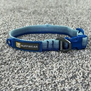 Ruffwear Crag Collar Reflective Adjustable 11-14" Blue Dusk Quick‎ Release Front